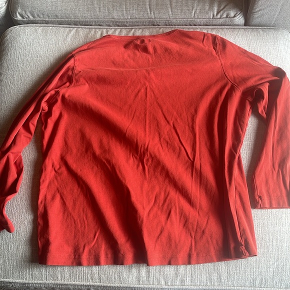 💸 Duluth Trading Co 2XL Women’s Orange long sleeve shirt - Picture 3 of 3